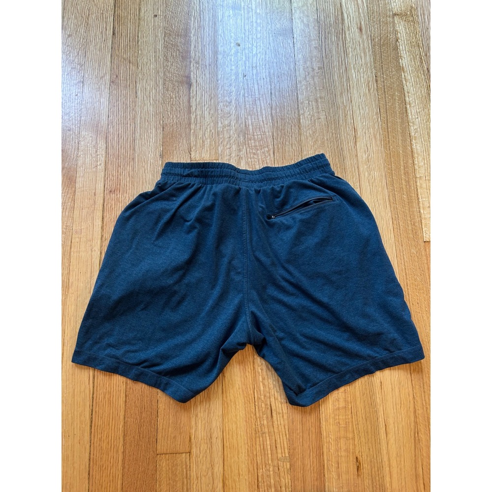 Vuori Ponto Performance Shorts Mens Small Blue Heathered DreamKnit Athletic